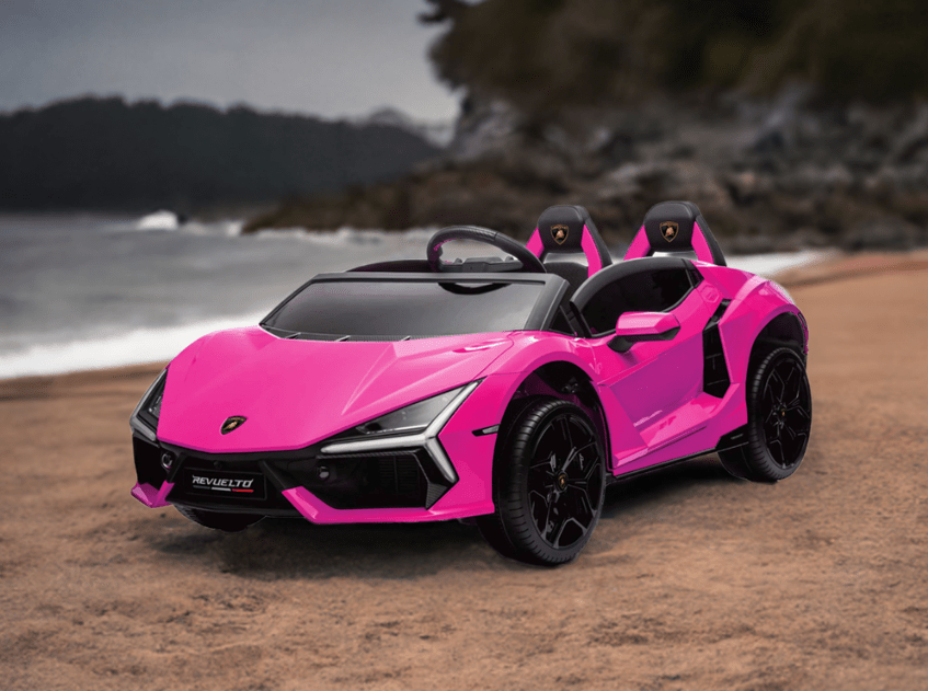 24V Lamborghini Revuelto 4x4 2 Seater Kids Ride On Car with Remote Control - Couch Potato