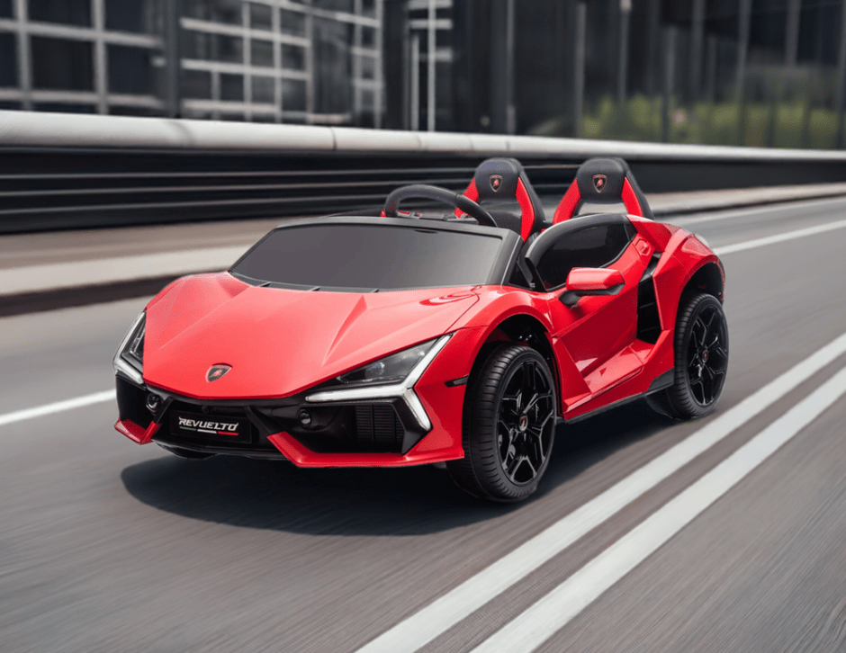 24V Lamborghini Revuelto 4x4 2 Seater Kids Ride On Car with Remote Control - Couch Potato