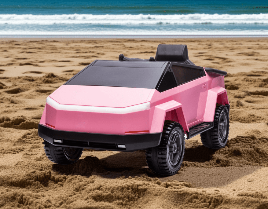 PREORDER 2026 Tesla Cybertruck Style 12V Kids Ride On Car with Remote Control - Couch Potato