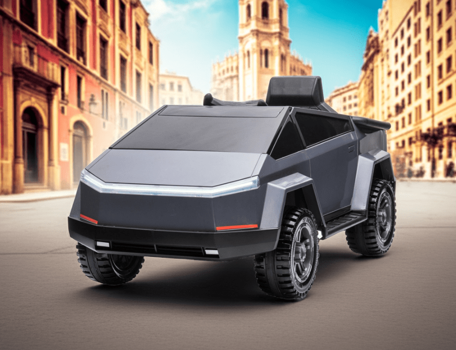 PREORDER 2026 Tesla Cybertruck Style 12V Kids Ride On Car with Remote Control - Couch Potato