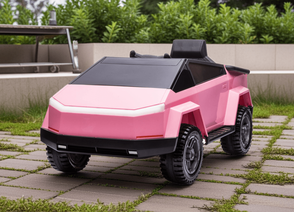 PREORDER 2026 Tesla Cybertruck Style 12V Kids Ride On Car with Remote Control - Couch Potato