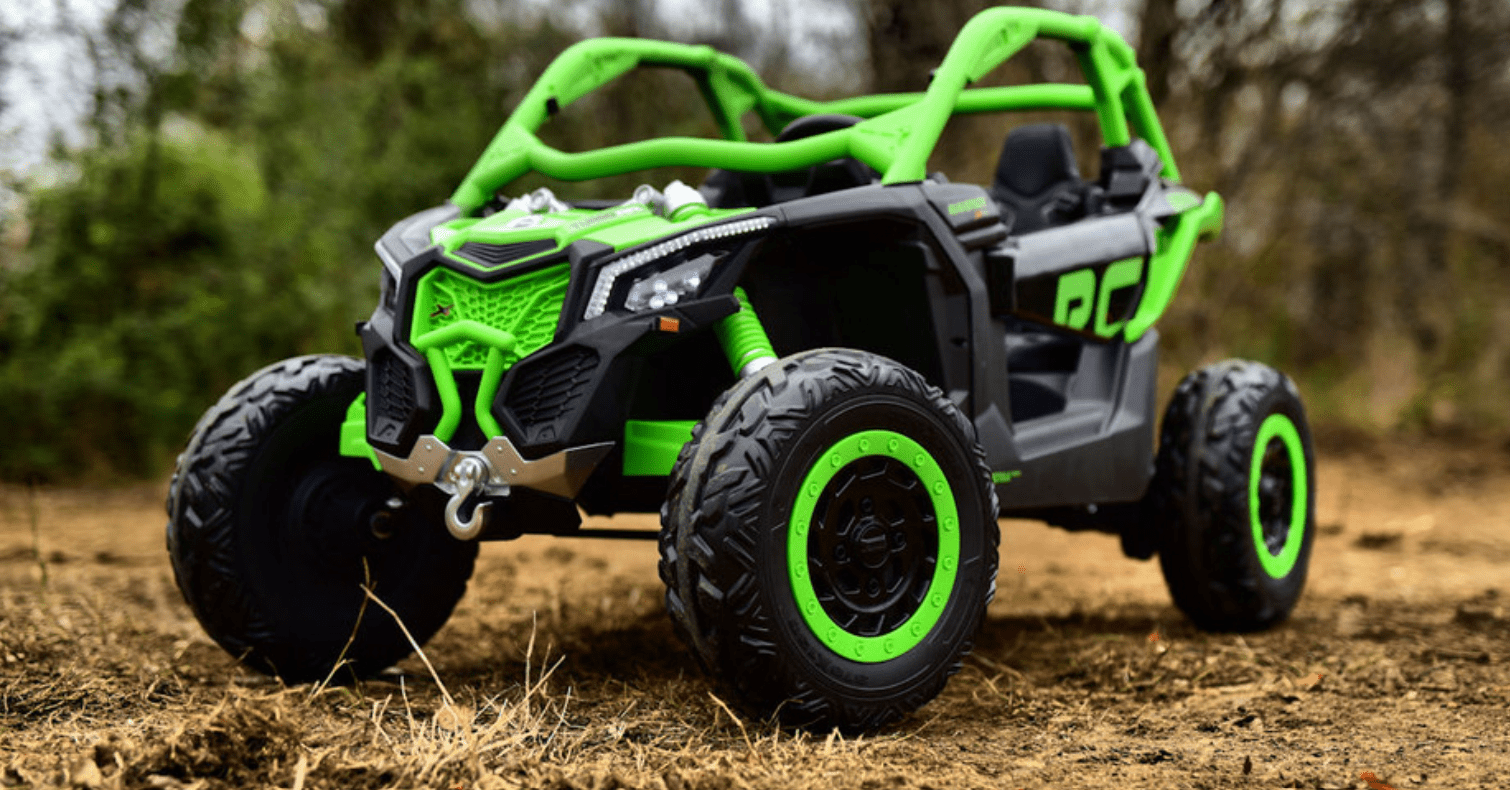 2026 2X24V CAN AM MAVERICK 4X4 2 Seater DELUXE Kids Ride On Car with Remote Control - Couch Potato