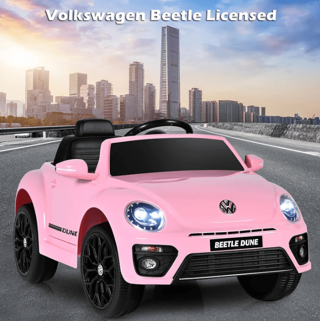 Volkswagen Beetle 12V Kids Ride On Car with Remote Control - Couch Potato
