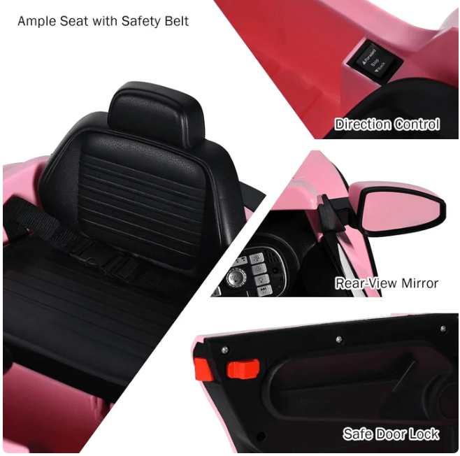 Volkswagen Beetle 12V Kids Ride On Car with Remote Control - Couch Potato