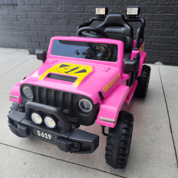 2026 12V Jeep Style Kids Ride On Car with Remote Control - Couch Potato