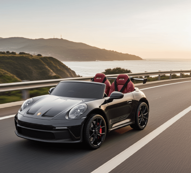 2026 24V Porsche 911 GT3 2 Seater Kids Ride On Car - NEW Silent Motor - Couch Potato