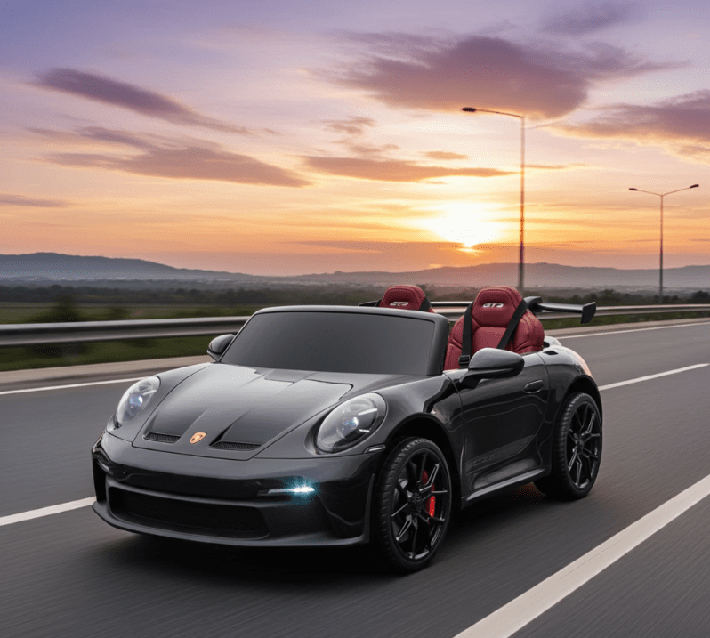 2026 24V Porsche 911 GT3 2 Seater Kids Ride On Car - NEW Silent Motor - Couch Potato