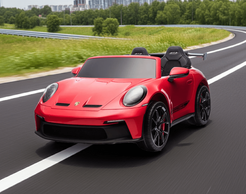2026 24V Porsche 911 GT3 2 Seater Kids Ride On Car - NEW Silent Motor - Couch Potato
