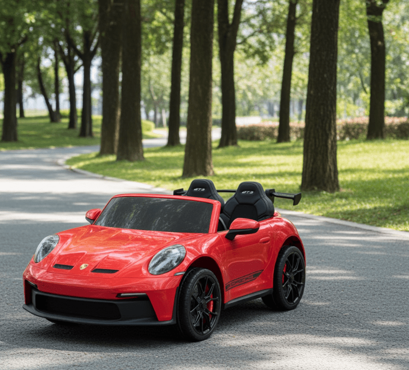 2026 24V Porsche 911 GT3 2 Seater Kids Ride On Car - NEW Silent Motor - Couch Potato