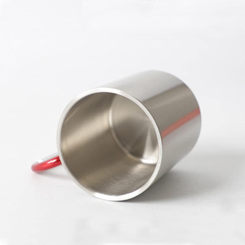 Stainless Steel Double Wall Carabiner Mug 10oz - Couch Potato