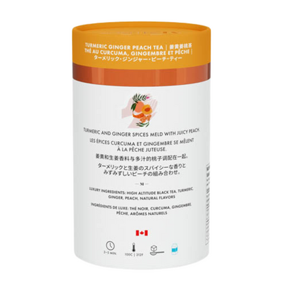 Turmeric Ginger Peach Luxury Wellness Tea 2 x 24ct