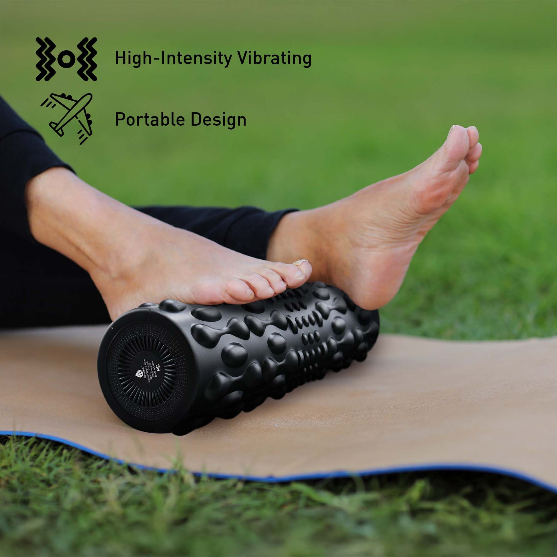 Muscle Relief Bundle: Vibrating Foam Roller & Neck and Shoulder Stretcher - Couch Potato