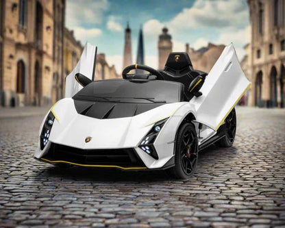 2026 Lamborghini Auténtica Kids Ride On Car with Remote Control - Couch Potato