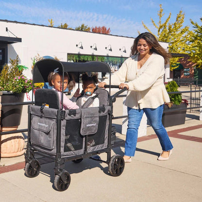 Wonderfold W2 Elite Pro Double Stroller Wagon - Couch Potato