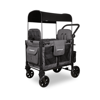 Wonderfold W2 Elite Pro Double Stroller Wagon - Couch Potato