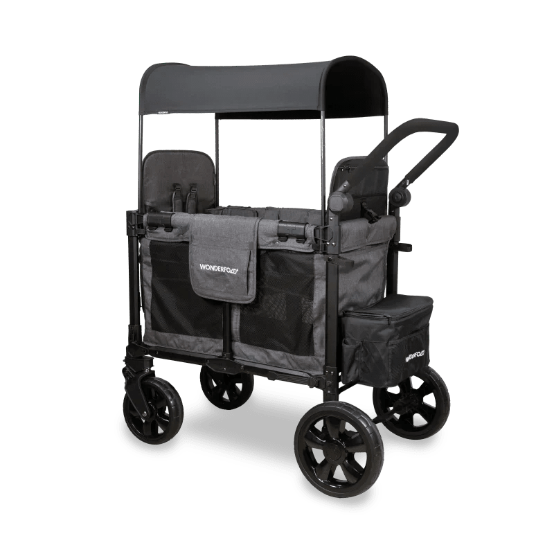 Wonderfold W2 Elite Pro Double Stroller Wagon - Couch Potato