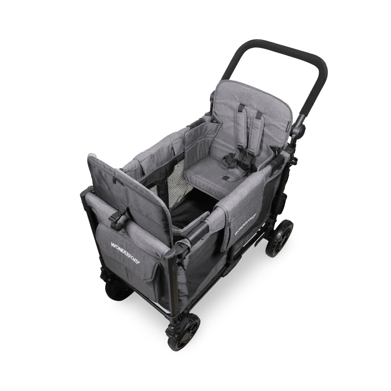 Wonderfold W2 Elite Pro Double Stroller Wagon - Couch Potato