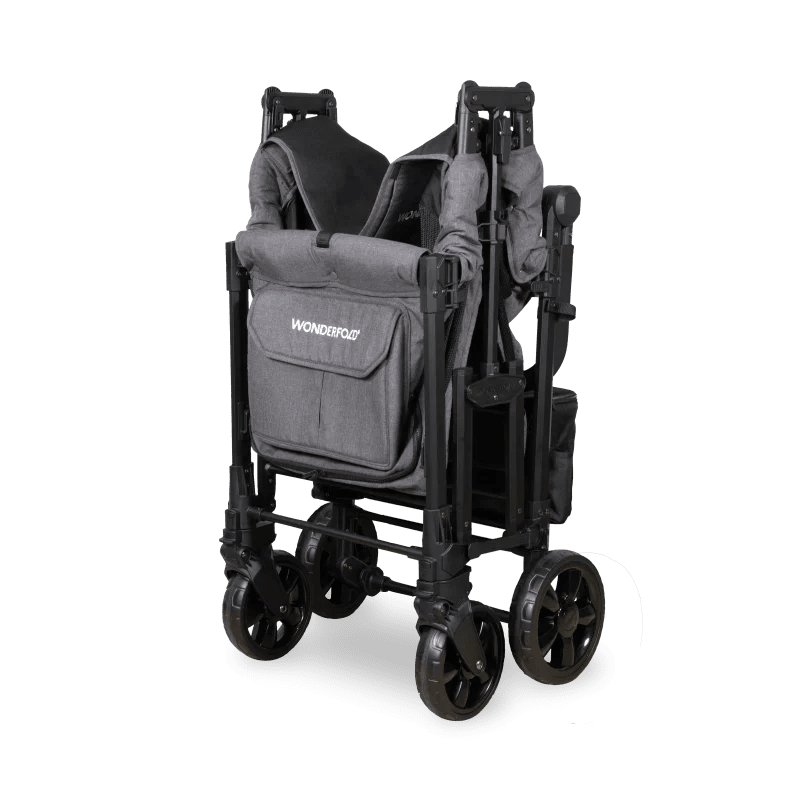 Wonderfold W2 Elite Pro Double Stroller Wagon - Couch Potato