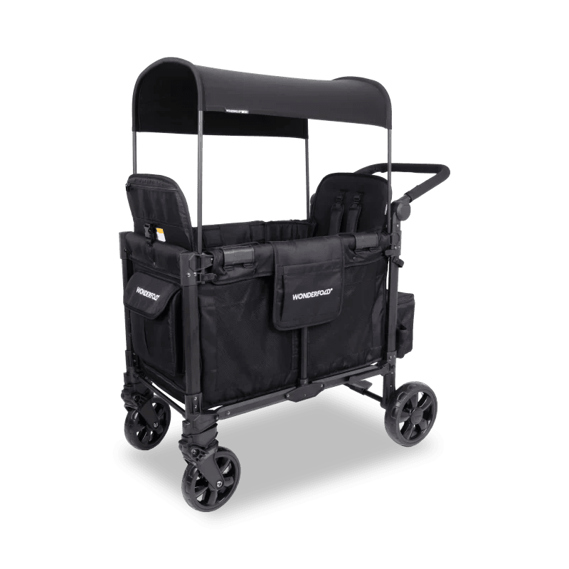 Wonderfold W2 Elite Pro Double Stroller Wagon - Couch Potato