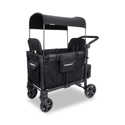 Wonderfold W2 Elite Pro Double Stroller Wagon - Couch Potato
