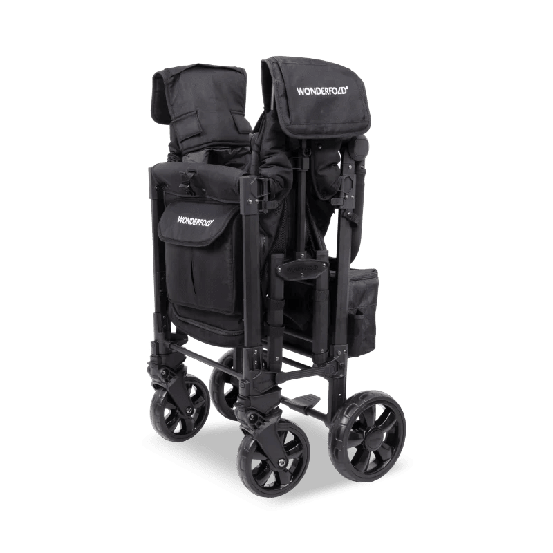 Wonderfold W2 Elite Pro Double Stroller Wagon - Couch Potato
