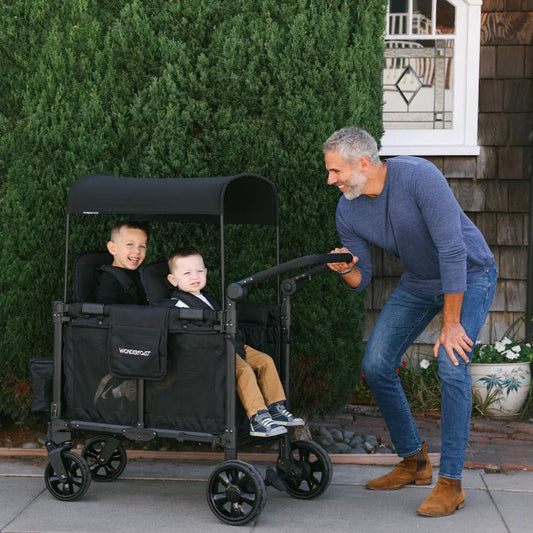 Wonderfold W2 Elite Pro Double Stroller Wagon - Couch Potato