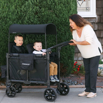 Wonderfold W2 Elite Pro Double Stroller Wagon - Couch Potato