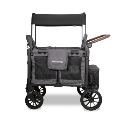 Wonderfold W2 Luxe Pro Double Stroller Wagon - Couch Potato