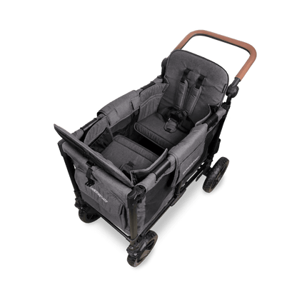 Wonderfold W2 Luxe Pro Double Stroller Wagon - Couch Potato
