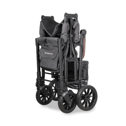 Wonderfold W2 Luxe Pro Double Stroller Wagon - Couch Potato