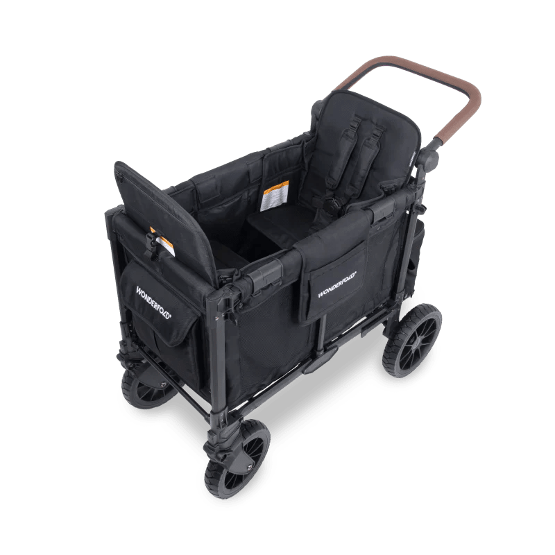 Wonderfold W2 Luxe Pro Double Stroller Wagon - Couch Potato
