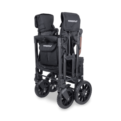 Wonderfold W2 Luxe Pro Double Stroller Wagon - Couch Potato