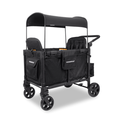 Wonderfold W4 Elite Pro Quad Stroller Wagon - Couch Potato