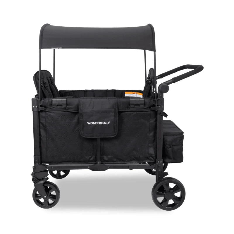 Wonderfold W4 Elite Pro Quad Stroller Wagon - Couch Potato