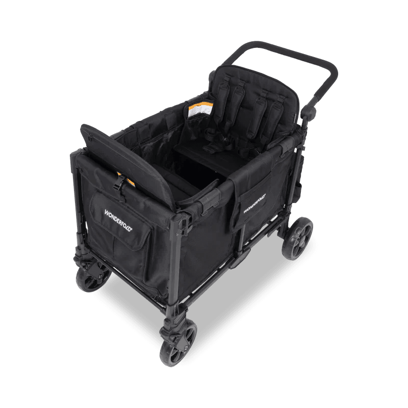 Wonderfold W4 Elite Pro Quad Stroller Wagon - Couch Potato