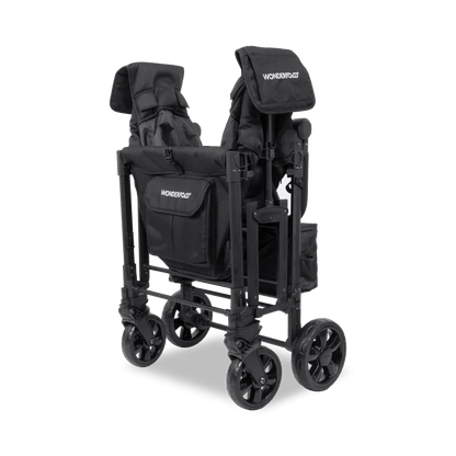 Wonderfold W4 Elite Pro Quad Stroller Wagon - Couch Potato