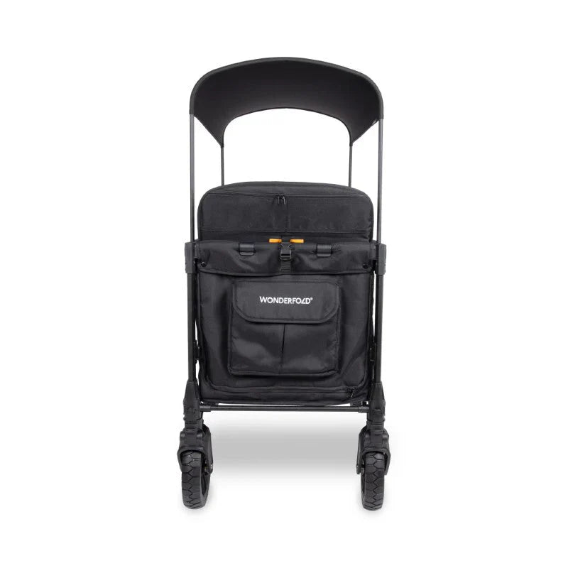 Wonderfold W4 Luxe Pro Quad Stroller Wagon - Couch Potato
