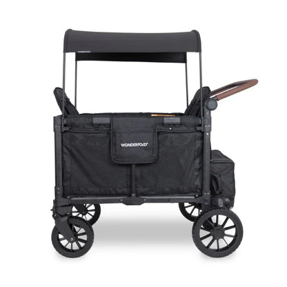 Wonderfold W4 Luxe Pro Quad Stroller Wagon - Couch Potato