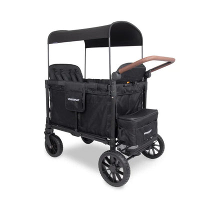 Wonderfold W4 Luxe Pro Quad Stroller Wagon - Couch Potato