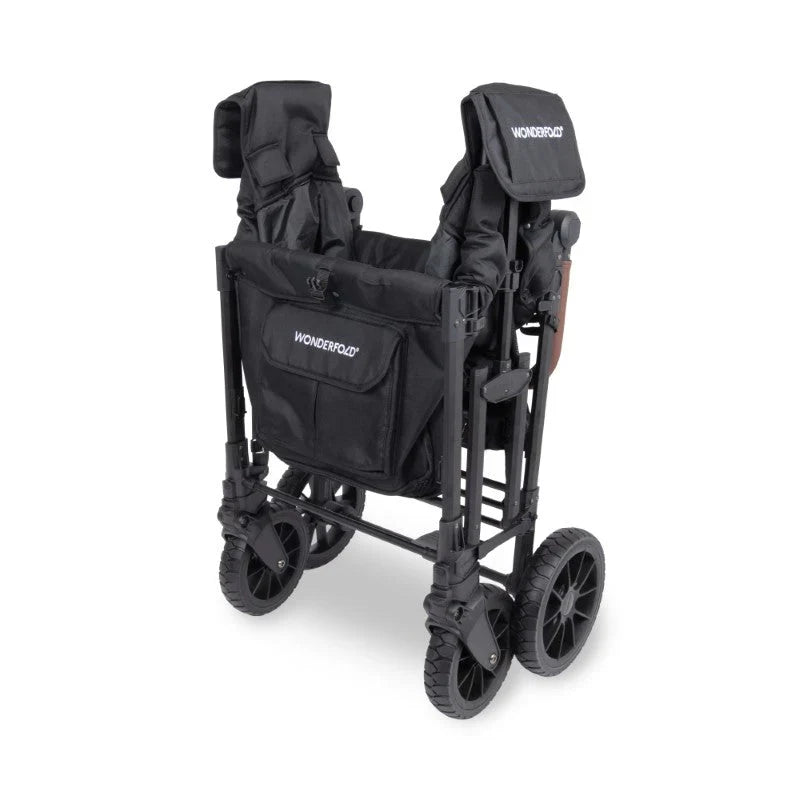 Wonderfold W4 Luxe Pro Quad Stroller Wagon - Couch Potato
