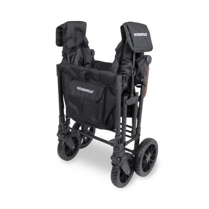 Wonderfold W4 Luxe Pro Quad Stroller Wagon - Couch Potato