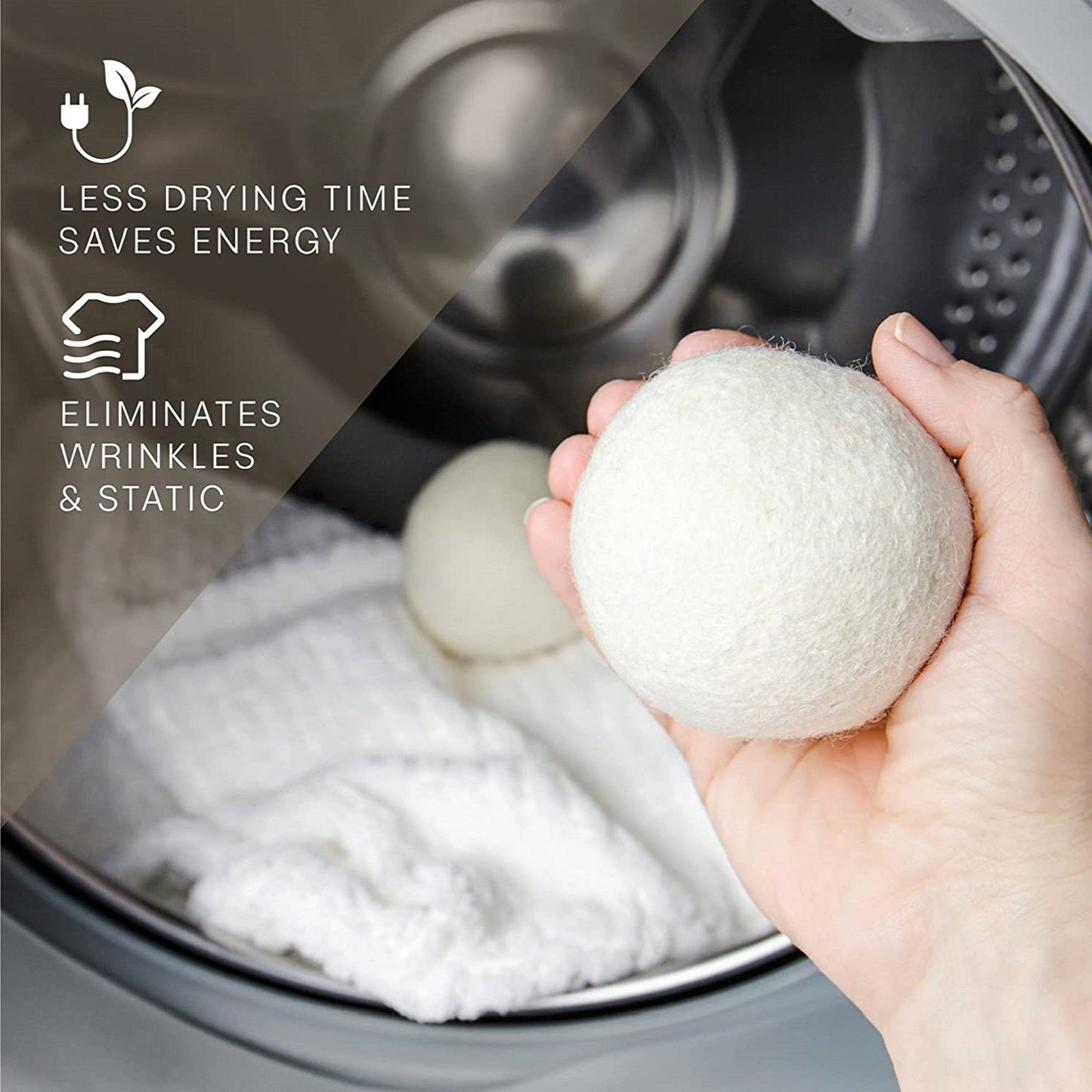 100% Pure New Zealand Wool Dryer Balls - Couch Potato