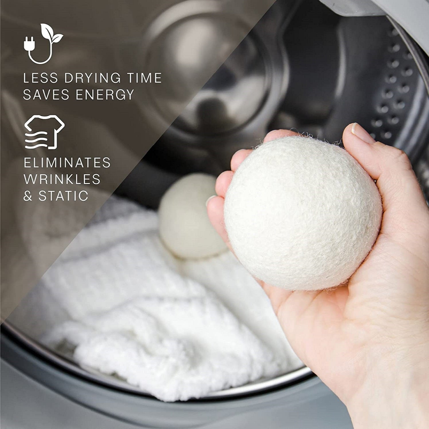 100% Pure New Zealand Wool Dryer Balls - Couch Potato