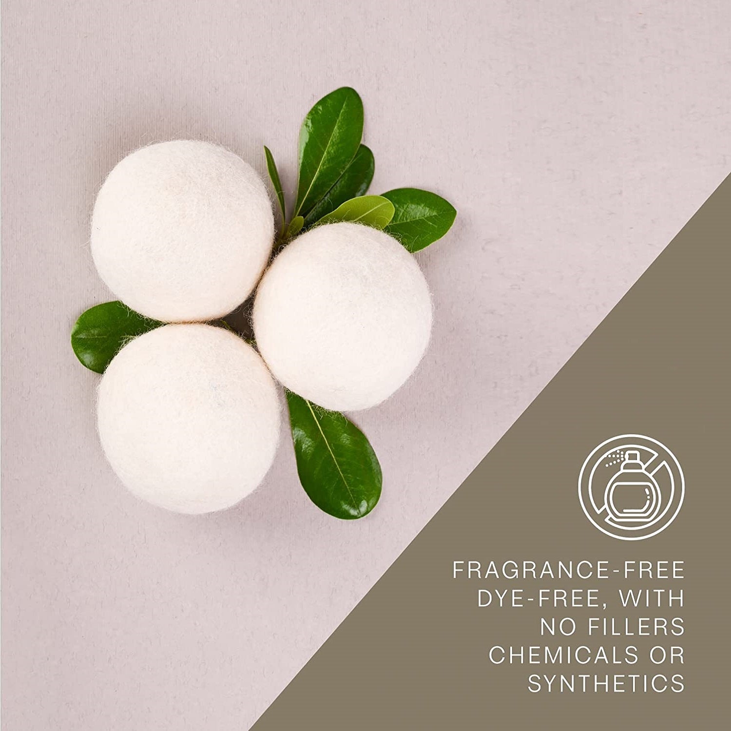 100% Pure New Zealand Wool Dryer Balls - Couch Potato