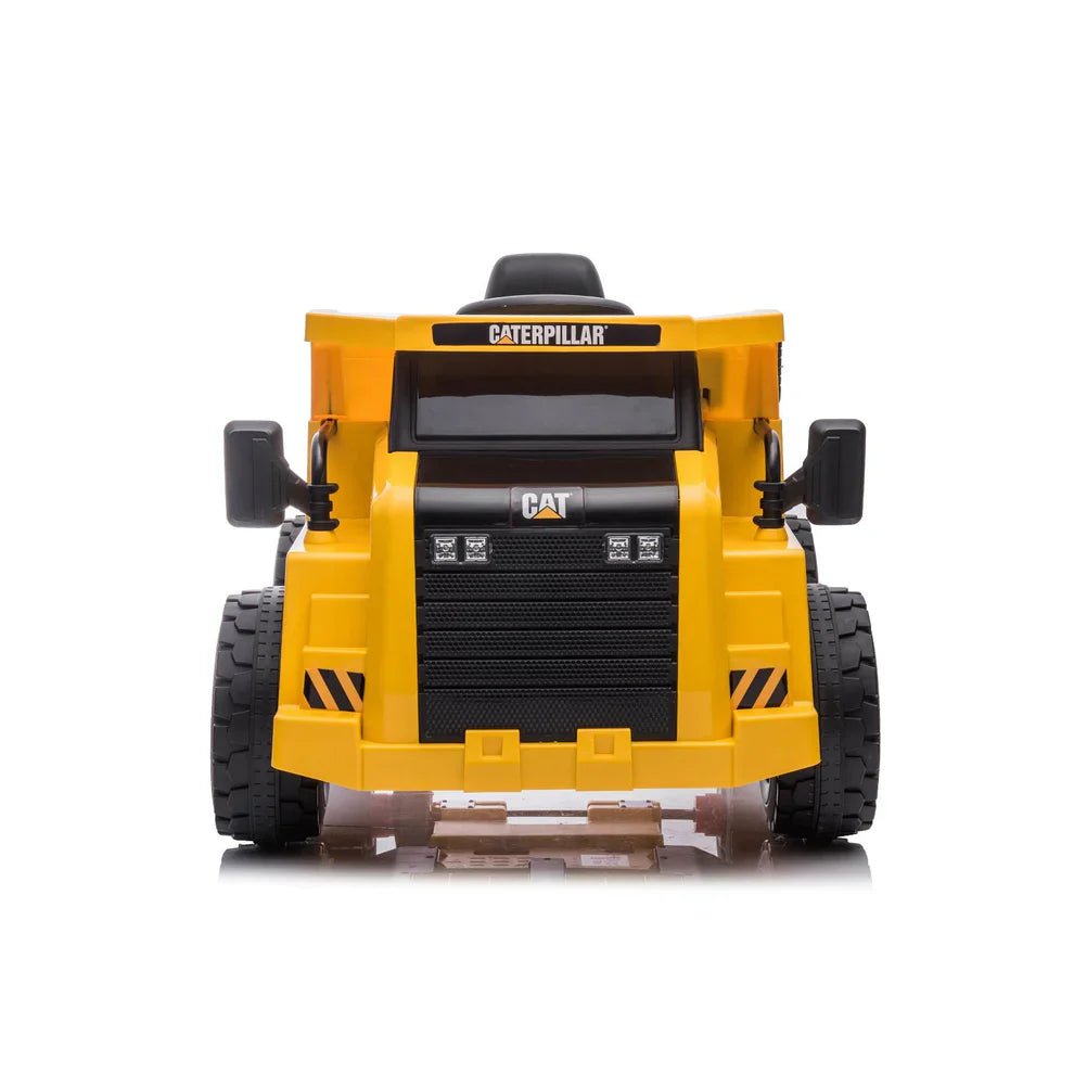 12V CAT Electric Dump Truck Kids Ride On - Couch Potato