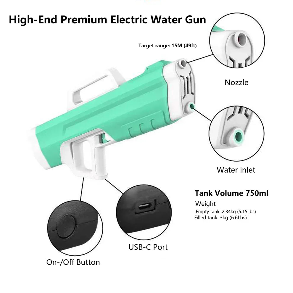 Electric Water Gun with Scope - Couch Potato