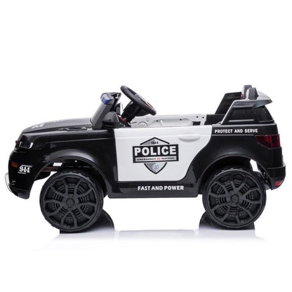 2026 Police Range Rover Style 12V Kids Ride On Car with Remote Control and Walkie Talkie - Couch Potato