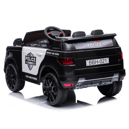 2026 Police Range Rover Style 12V Kids Ride On Car with Remote Control and Walkie Talkie - Couch Potato