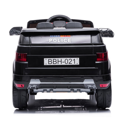 2026 Police Range Rover Style 12V Kids Ride On Car with Remote Control and Walkie Talkie - Couch Potato