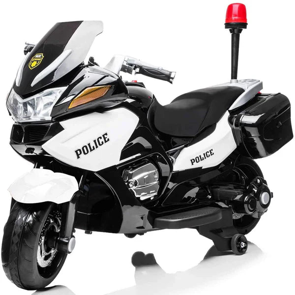 2026 24V Police 2 Seater Motorcycle with Rubber Tires - Couch Potato